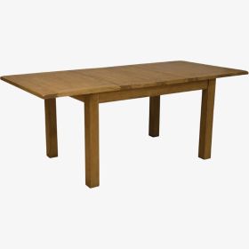 Rustic Extending Dining Table in Solid Oak