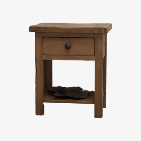 Rustic Lamp/Sofa Table in Solid Oak