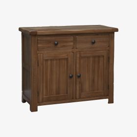 Rustic Solid Oak Small Sideboard