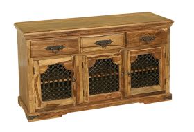 Bangalore Large 3 Door/Drawer Sheesham Sideboard