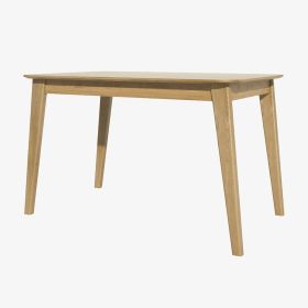 Scandic 125cm x 80cm Table in Solid Oak
