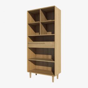 Scandic Solid Oak Large Bookcase