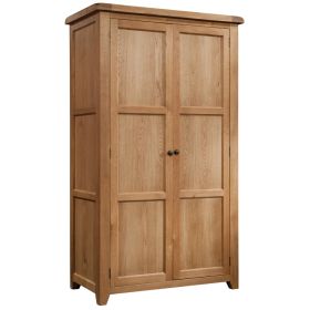 Somerset Oak Double Wardrobe