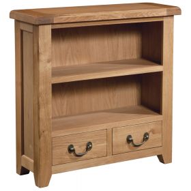 Somerset Oak Small Bookcase With Storage