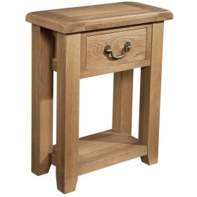 Somerset Oak 1 Drawer Consol Table