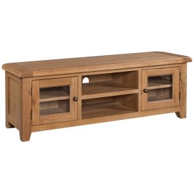 Somerset Oak Wide 2 Door Tv Stand