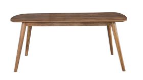 Shimla 135cm Dining Table in Natural Wood 