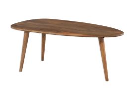 Shimla Abstract Coffee Table in Natural Wood 