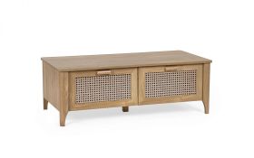 Julian Bowen Sydney 2 Drawer Coffee Table in Oak