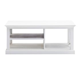 Halifax Coastal Coffee Table in Brilliant White