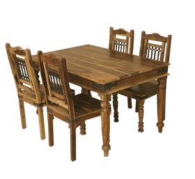 Bangalore Medium Rectangular Sheesham Dining Table