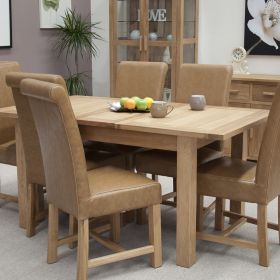 Opus Solid Oak Extending Dining Table