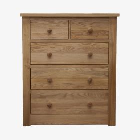 Torino Solid Oak 2 over 3 Chest