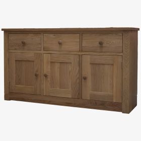 Torino Solid Oak Large Sideboard