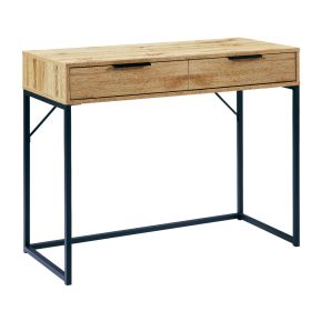 Julian Bowen Bali 2 Drawer Dressing Table/Desk in Light Oak