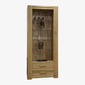 Trend Tall Bookcase in Solid Oak