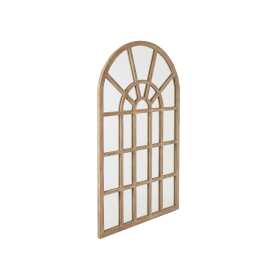 Copgrove Arched Paned Wall Mirror