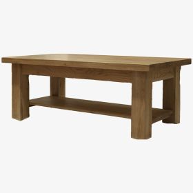 Torino Solid Oak 4 x 2 Coffee Table