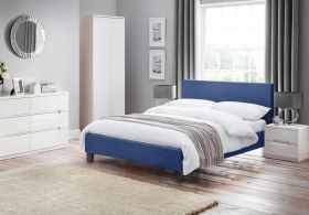 Julian Bowen Rialto Bed in Linen - Multiple Sizes
