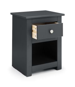 Julian Bowen Radley Bedside Table in Anthracite