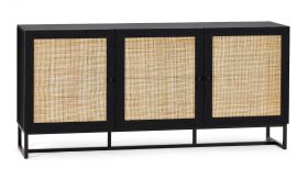 Julian Bowen Padstow Sideboard in Black