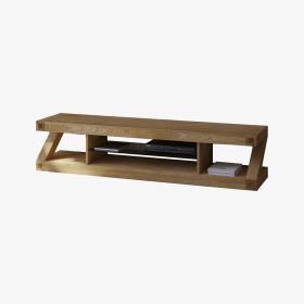 Z Large Plasma Unit in Solid Oak