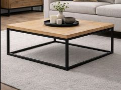 Julian Bowen Brooklyn Square Coffee Table in Oak