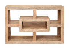Varanasi TV Stand in Natural Wood