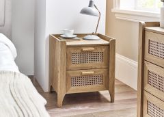 Julian Bowen Sydney 2 Drawer Bedside in Oak