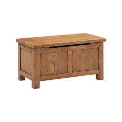 Harrogate Blanket Box in Rustic Oak