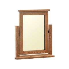 Harrogate Dressing Table Mirror in Rustic Oak