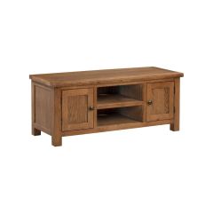 Harrogate Large TV Unit in Rustic Oak