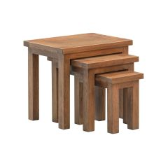 Harrogate Nest Of Tables in Rustic Oak