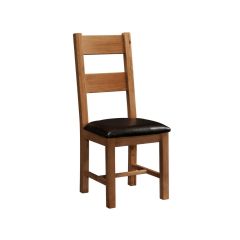 Harrogate Ladder Back Chair in Rustic Oak