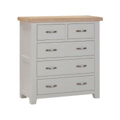 Berkshire 3+2 Chest of Drawers in Moon Grey