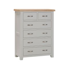 Berkshire 4+2 Chest of Drawers in Moon Grey
