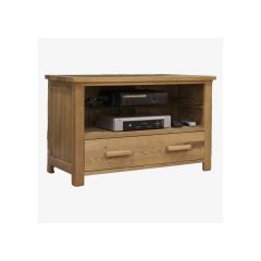 Opus TV Cabinet in Solid Oak