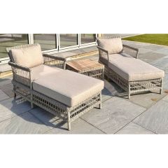 Provence Collection Outdoor Sunlounger Set