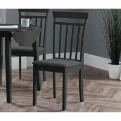 Julian Bowen Coast Dining Chair in Black - Set of 2
