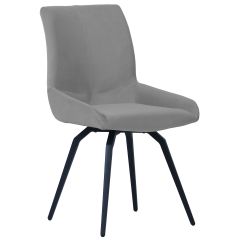 Corby Swivel Chair in Light Grey