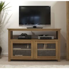 Opus Entertainment Unit in Solid Oak