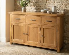 Somerset Oak Large Sideboard