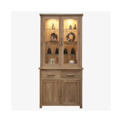 Opus Small Cabinet & Display Unit in Solid Oak
