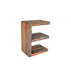 Cube Sheesham E Side Table