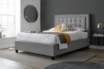 Brandon Grey Fabric Ottoman Bed - Multiple Sizes