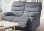 Caesar 2 Seater Recliner Chair in Grey