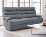 Caesar 3 Seater Recliner Chair in Grey