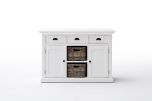 Halifax Buffet with 2 Baskets in White