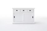 Halifax Buffet with Sliding Doors in White
