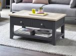 Julian Bowen Bordeaux Dark Grey Coffee Table